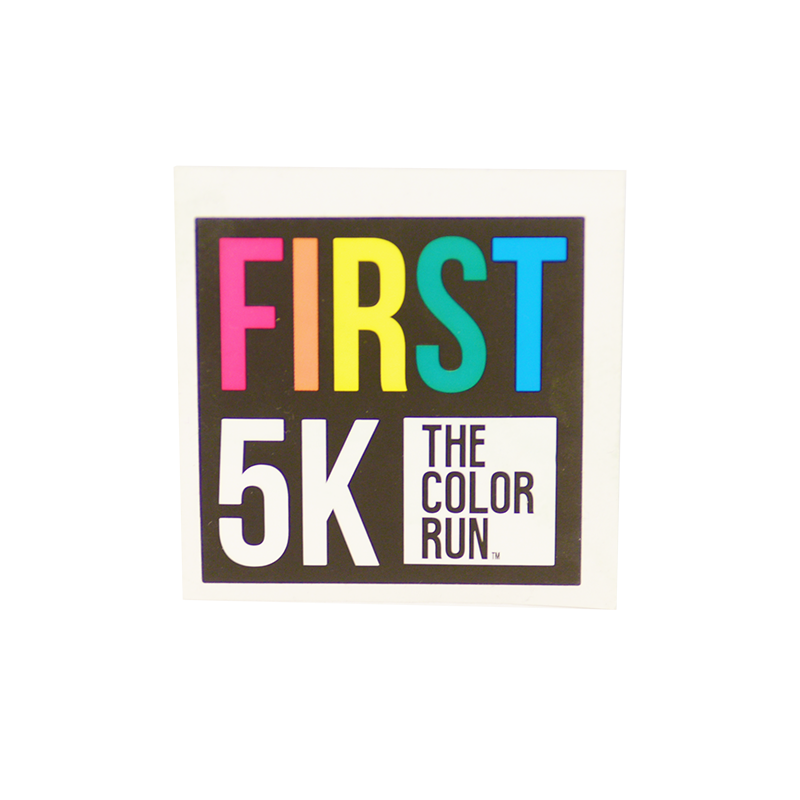 First 5k Die Cut Sticker