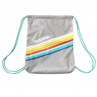 Drawstring Bag - Grey Stripe