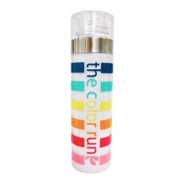 TCR Rainbow Stripe Water Bottle