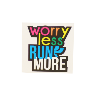 Worry Less Die Cut Sticker