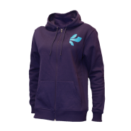 Zip Hoodie-Eggplant-XS