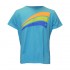 Swoop Tee-Blue-S