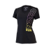 Women's V-Neck Vertical Outline - Black