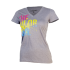 Women's Splatter V-Neck - Grey