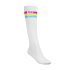 White Tri-Stripe Running Sock